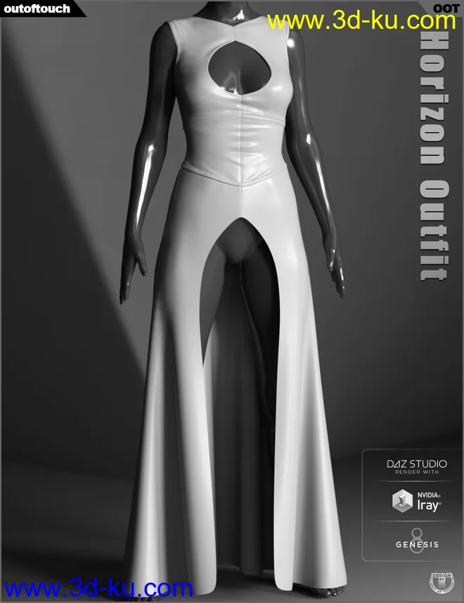 dForce Horizon Outfit for Genesis 8 Female(s)模型的图片15