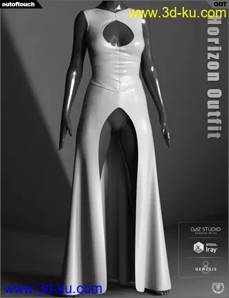 3D打印模型dForce Horizon Outfit for Genesis 8 Female(s)的图片
