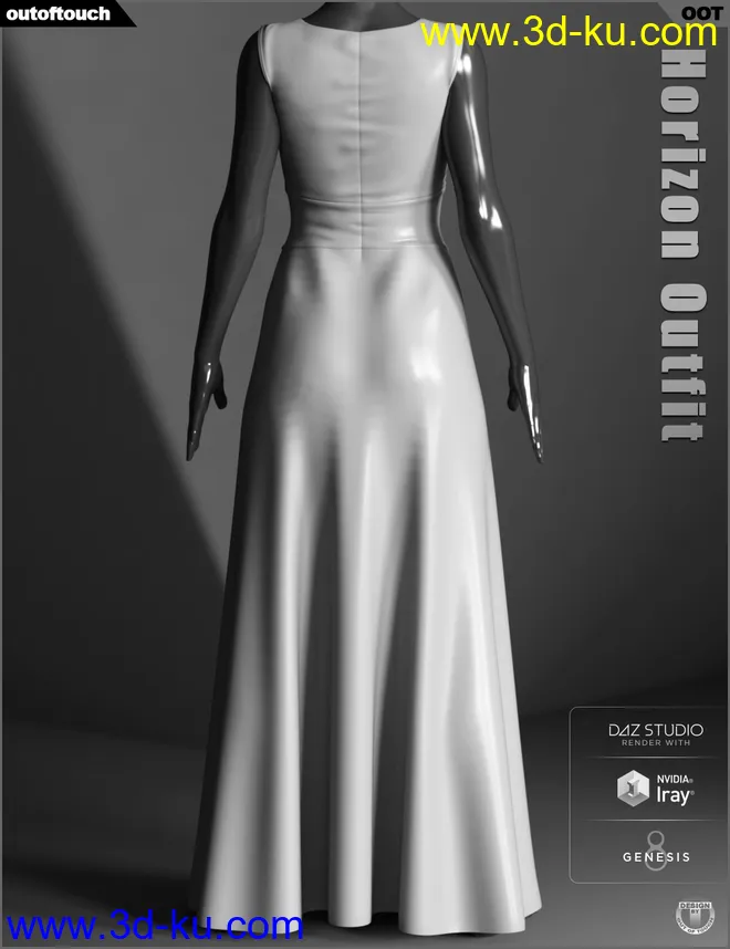dForce Horizon Outfit for Genesis 8 Female(s)模型的图片16