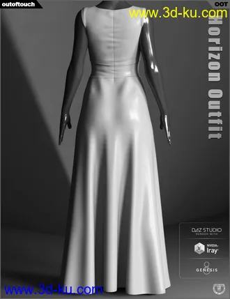 3D打印模型dForce Horizon Outfit for Genesis 8 Female(s)的图片