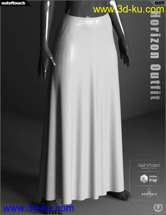3D打印模型dForce Horizon Outfit for Genesis 8 Female(s)的图片