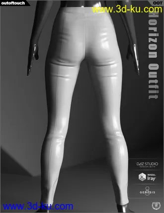 3D打印模型dForce Horizon Outfit for Genesis 8 Female(s)的图片