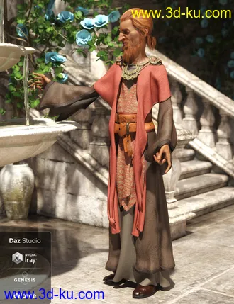3D打印模型dForce Insidious Monk Textures的图片