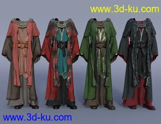 3D打印模型dForce Insidious Monk Textures的图片