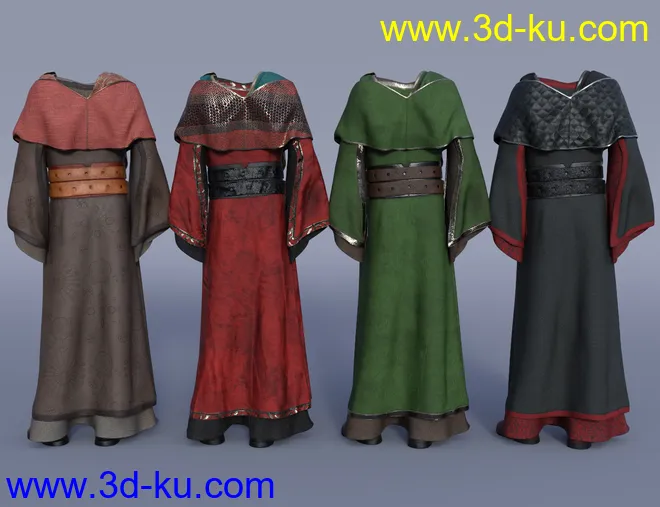 dForce Insidious Monk Textures模型的图片6