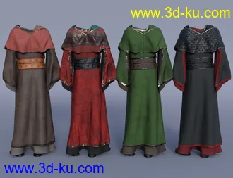 3D打印模型dForce Insidious Monk Textures的图片