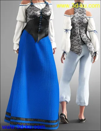 3D打印模型dForce Into the Sea Outfit Texture Set的图片