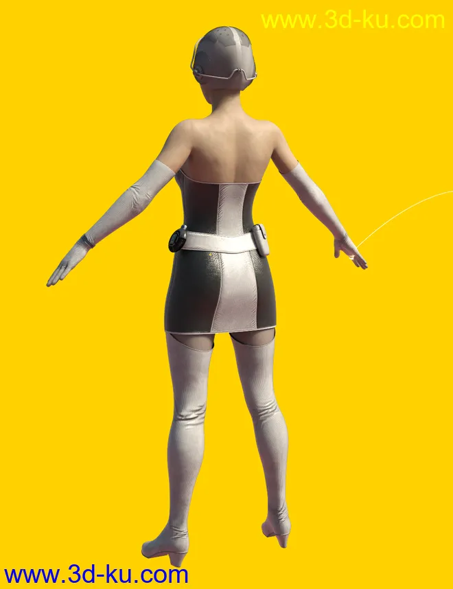 dForce JF Outfit for Genesis 8 and 8.1 Females模型的图片2