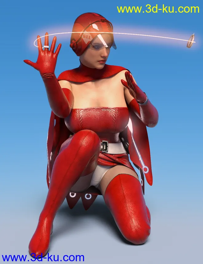 dForce JF Outfit for Genesis 8 and 8.1 Females模型的图片13