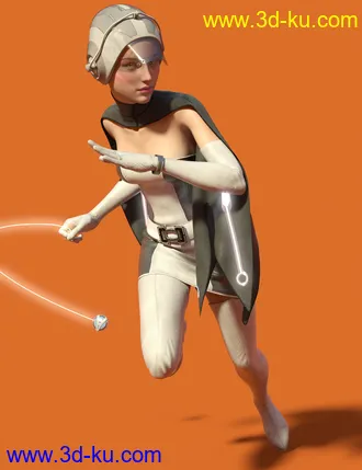 3D打印模型dForce JF Outfit for Genesis 8 and 8.1 Females的图片