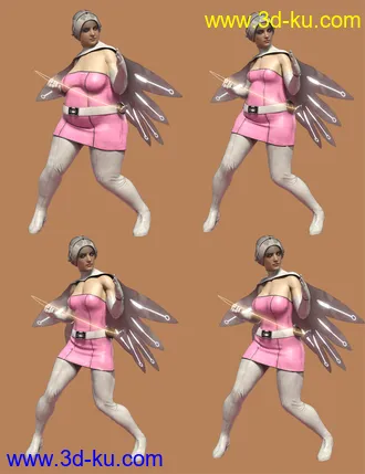 3D打印模型dForce JF Outfit for Genesis 8 and 8.1 Females的图片