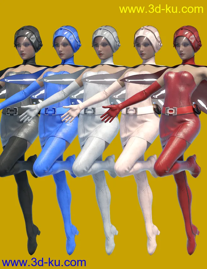 dForce JF Outfit for Genesis 8 and 8.1 Females模型的图片19