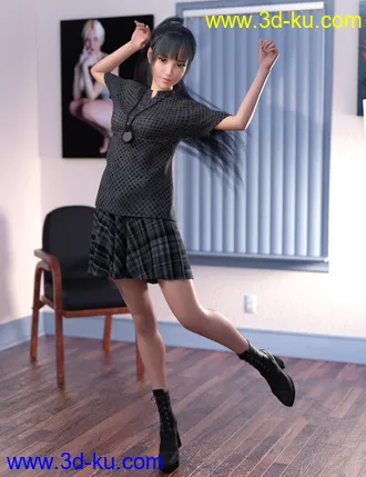 3D打印模型dForce Late Spring Outfit for Genesis 8 Female的图片