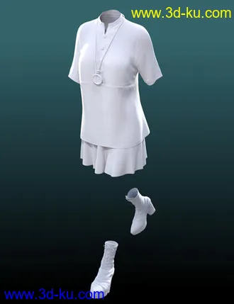 3D打印模型dForce Late Spring Outfit for Genesis 8 Female的图片