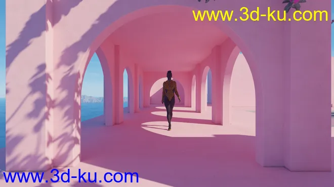 dForce LavieByCk Summer Essentials Swimsuits for Genesis 8模型的图片3