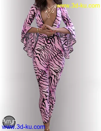 3D打印模型dForce Lea Homewear Outfit for Genesis 8.1 Females的图片