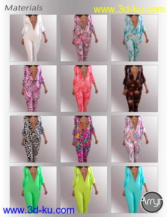 3D打印模型dForce Lea Homewear Outfit for Genesis 8.1 Females的图片