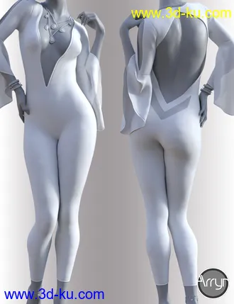 3D打印模型dForce Lea Homewear Outfit for Genesis 8.1 Females的图片