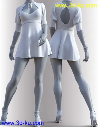 3D打印模型dForce Lexi Holiday Outfit for Genesis 8 Female(s)的图片