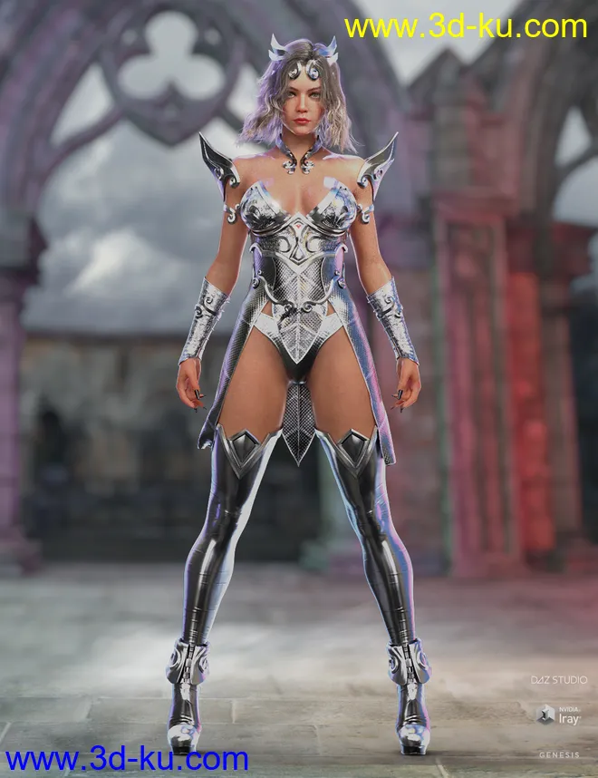 dForce Lightning Archer Iray Texture Set模型的图片5