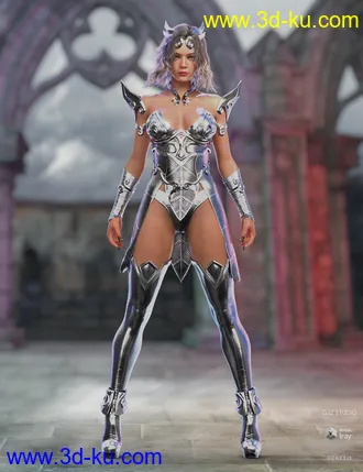 3D打印模型dForce Lightning Archer Iray Texture Set的图片