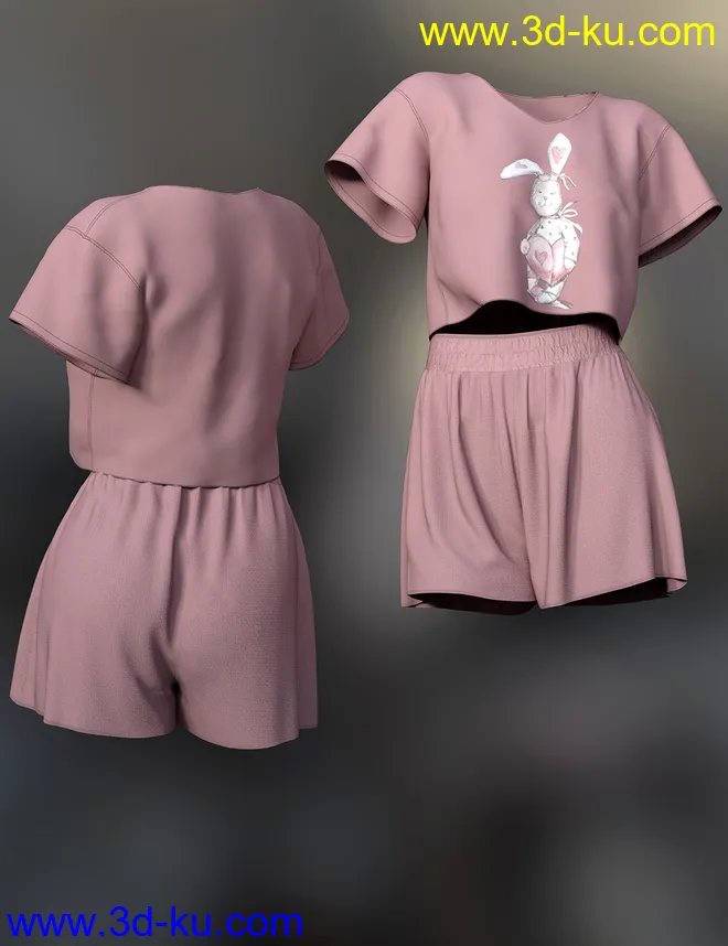 dForce Lily Outfit for Genesis 8 Female模型的图片7