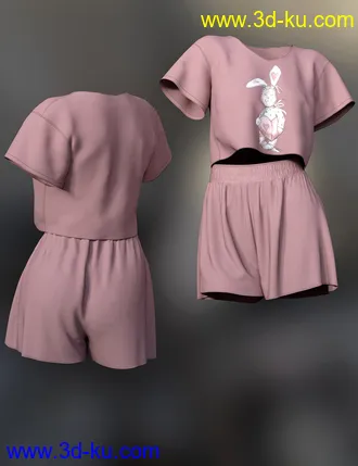 3D打印模型dForce Lily Outfit for Genesis 8 Female的图片