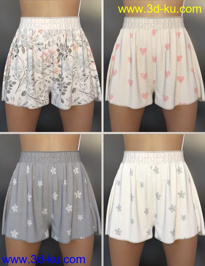 dForce Lily Outfit for Genesis 8 Female模型的图片13