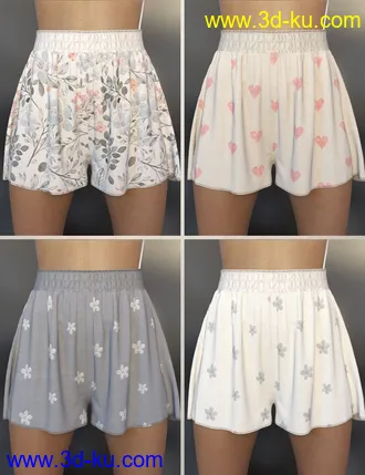 3D打印模型dForce Lily Outfit for Genesis 8 Female的图片