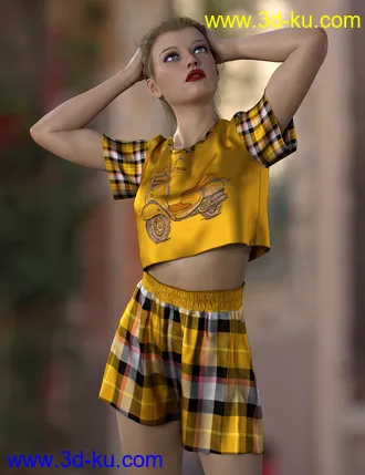 3D打印模型dForce Lily Outfit Texture Expansion的图片