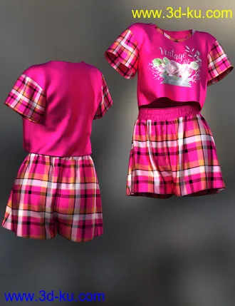 3D打印模型dForce Lily Outfit Texture Expansion的图片