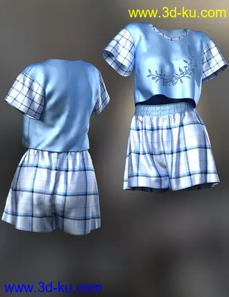 3D打印模型dForce Lily Outfit Texture Expansion的图片