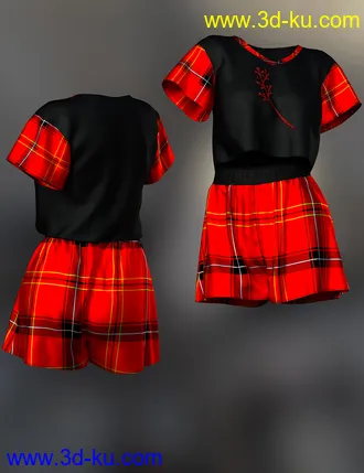 3D打印模型dForce Lily Outfit Texture Expansion的图片