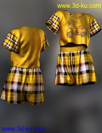 3D打印模型dForce Lily Outfit Texture Expansion的图片