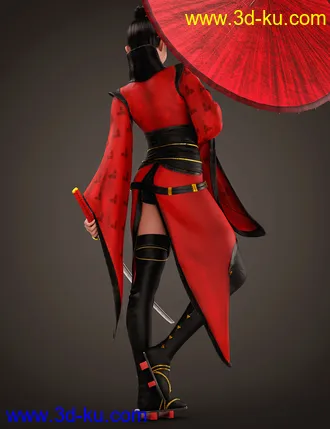 3D打印模型dForce Maho Outfit for Genesis 8.1 Female的图片
