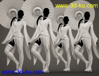 3D打印模型dForce Maho Outfit for Genesis 8.1 Female的图片