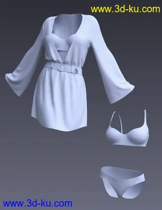 3D打印模型dForce Malibu Heat Outfit for Genesis 8 Female(s)的图片