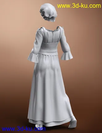 3D打印模型dForce Medieval Barmaid for Genesis 8 Female(s)的图片