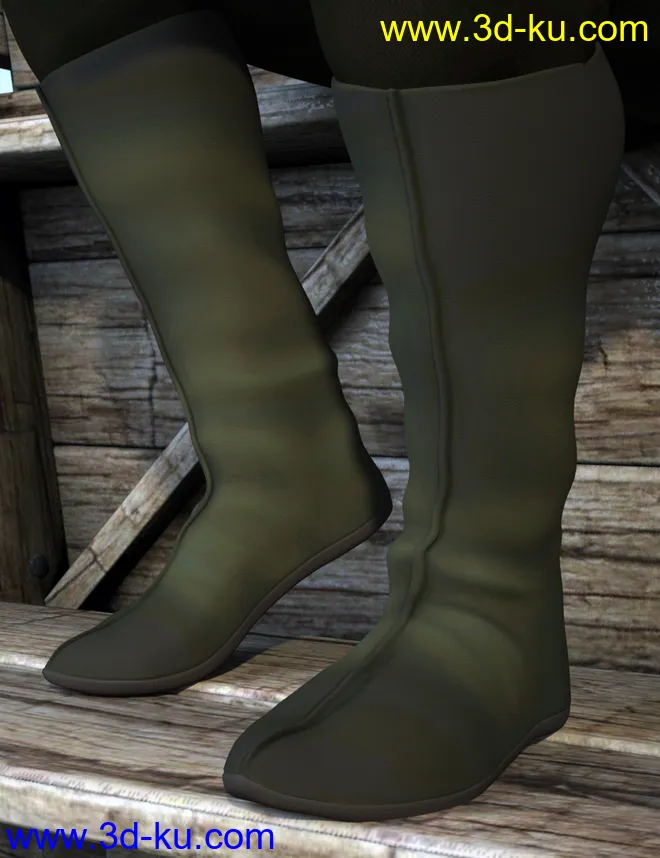 dForce Medieval Peasant for Genesis 8 Males模型的图片4