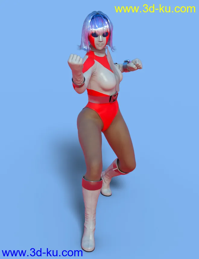 dForce MF Outfit for Genesis 8 and 8.1 Females模型的图片1