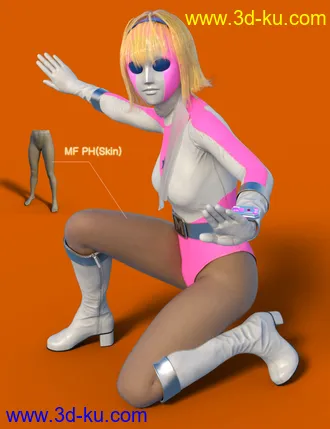 3D打印模型dForce MF Outfit for Genesis 8 and 8.1 Females的图片