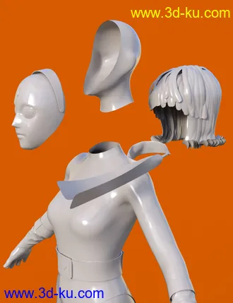 3D打印模型dForce MF Outfit for Genesis 8 and 8.1 Females的图片