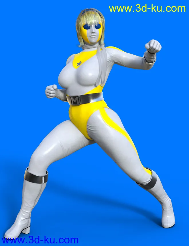 dForce MF Outfit for Genesis 8 and 8.1 Females模型的图片9