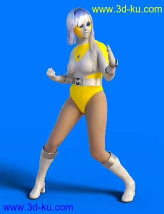 3D打印模型dForce MF Outfit for Genesis 8 and 8.1 Females的图片
