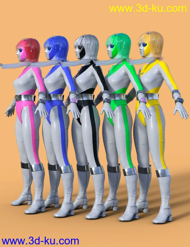 dForce MF Outfit for Genesis 8 and 8.1 Females模型的图片11