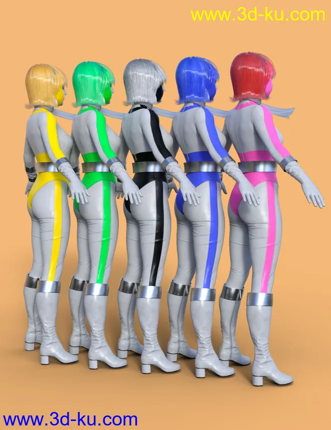 dForce MF Outfit for Genesis 8 and 8.1 Females模型的图片12