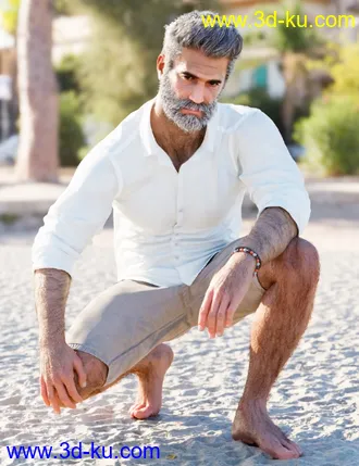 3D打印模型dForce MI Summer Casual Outfit for Genesis 8 and 8.1 Males的图片