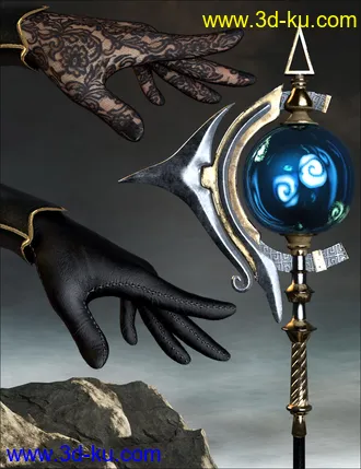 3D打印模型dForce Miki the Witch Outfit Set for Genesis 8 Females的图片