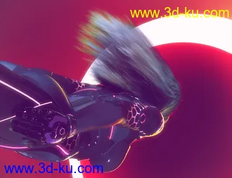 3D打印模型dForce Nirv Straight Long Hair for Genesis 8 and Genesis 8.1 Females的图片
