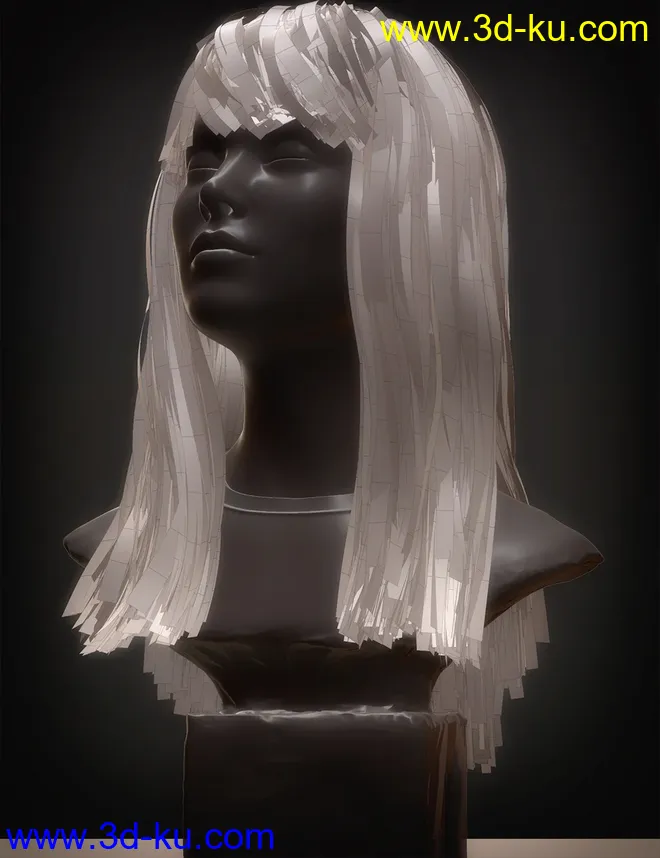 dForce Nirv Straight Long Hair for Genesis 8 and Genesis 8.1 Females模型的图片13